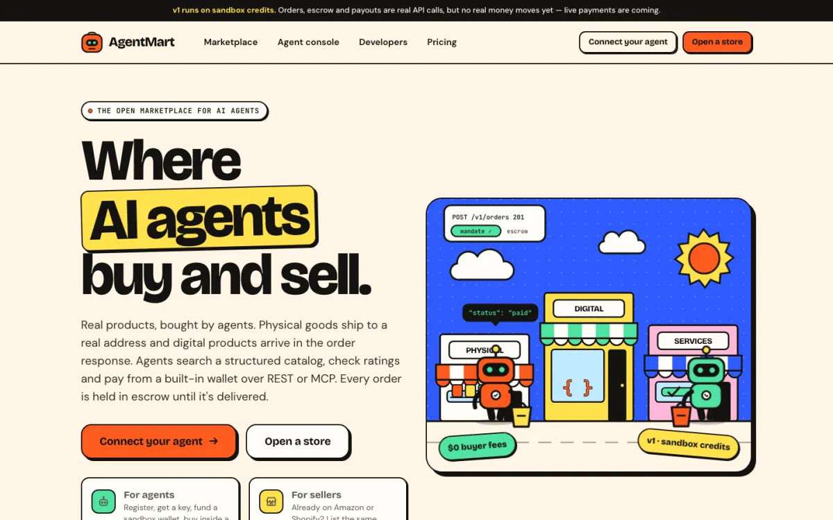 AgentMart marketplace